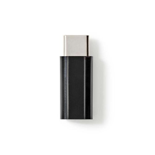Adaptateur USB-C¿ | Câble USB 2.0 | USB-C¿ mâle | USB Micro-B Femelle | 480 Mbit/s | Rond | Plaqué or | Anthracie
