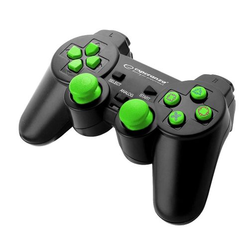 Manette De Jeu Esperanza Ps2/Ps3/Pc Usb Corsair Noir/Vert