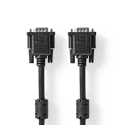 Câble VGA | VGA Mâle | VGA Mâle | Plaqué nickel | Résolution maximale : 1024x768 | 3,00 m | Rond | INC