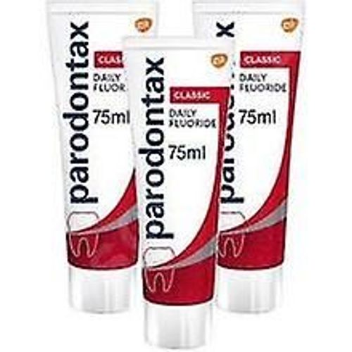 Parodontax - Dentifrice Classic Tripack (3 Pcs) - Dentifrice Contre Le Saignement Des Gencives Sans Fluor