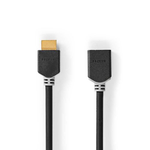 Câble HDMI ¿ haute vitesse avec Ethernet | ¿ Connecteur HDMI | ¿ HDMI Femelle | 4K@60Hz | L¿ARC | 18 Gbit/s | 1.00