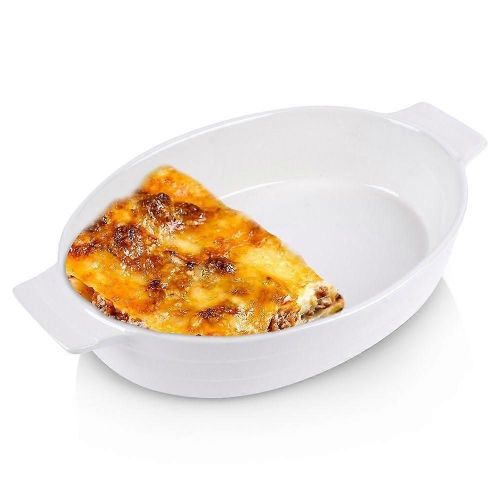 Plats À Four En Céramique Blanche Durable Pour Tous Les Plats