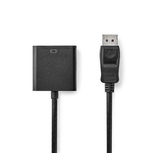 Adaptateur DisplayPort | DisplayPort mâle | DVI-D 24+1 pôles femelle | 1080p | Plaqué nickel | Droit | 0,20 m