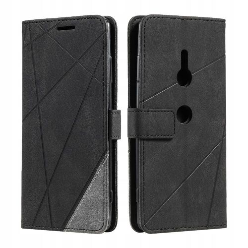 Étui Pour Sony Xperia Xz3 En Cuir Pu Avec Porte-Cartes Magnétique Et Béquille