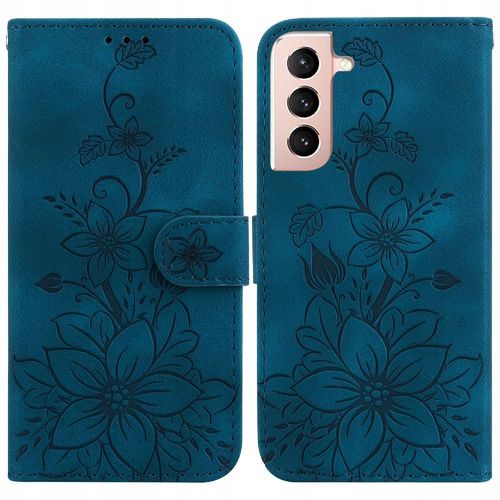 Compatible Avec Samsung Galaxy S21 Fe 5g Coque Carte En Relief Lily