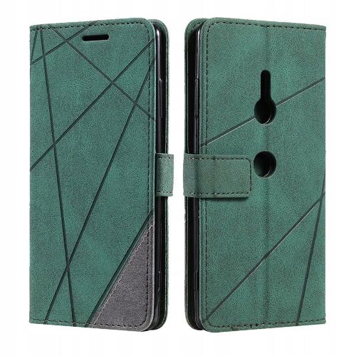 Étui Pour Sony Xperia Xz3 En Cuir Pu Avec Porte-Cartes Magnétique Et Béquille