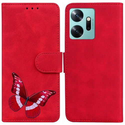 Étui Pour Infinix Zero 20 Papillon Imprimé Couleur Couverture Flip Folio On