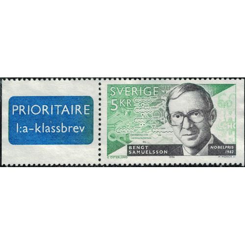 Suède 1996 Used Bengt Samuelsson Biochimiste Prix Nobel Su