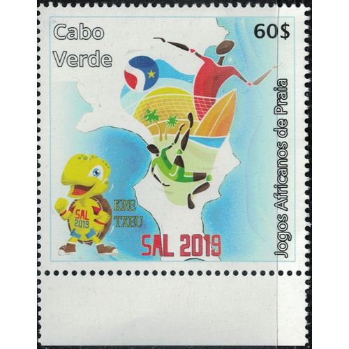 Cap Vert 2019 Neuf Jeux Africains De Plage Tortue Sal 2019 Kre Txeu