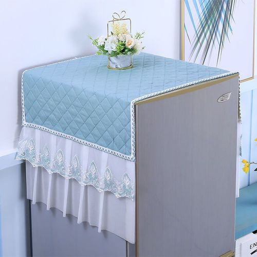 Housses de réfrigérateur en dentelle anti-poussière,protecteur de cuisine,multifonction,four à micro-ondes,housse de machine à laver,tapis,décoration d'intérieur moderne