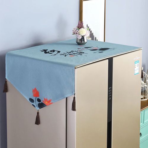 Housses de réfrigérateur nordiques modernes,cuisine domestique,polymères anti-poussière,four à micro-ondes,machine à laver,tout usage,décoration de la maison