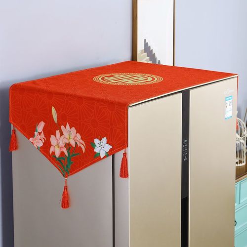 Housses de réfrigérateur nordiques modernes,cuisine domestique,polymères anti-poussière,four à micro-ondes,machine à laver,tout usage,décoration de la maison