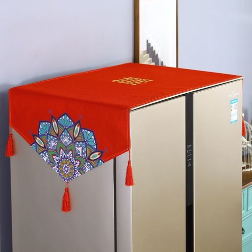 Housses de réfrigérateur nordiques modernes,cuisine domestique,polymères anti-poussière,four à micro-ondes,machine à laver,tout usage,décoration de la maison
