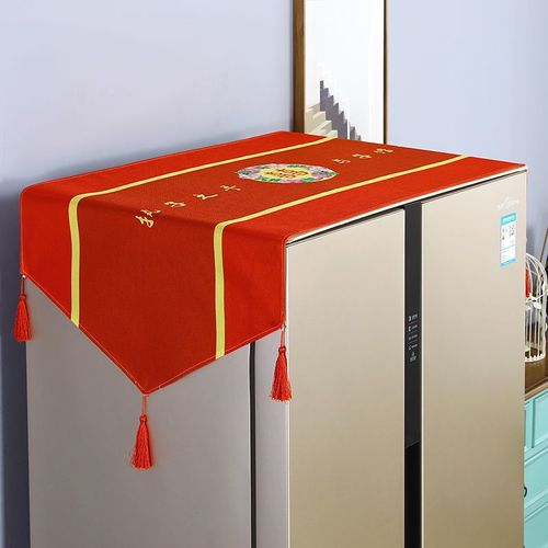 Housses de réfrigérateur nordiques modernes,cuisine domestique,polymères anti-poussière,four à micro-ondes,machine à laver,tout usage,décoration de la maison