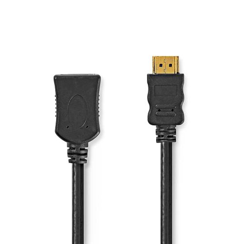 Câble HDMI ¿ haute vitesse avec Ethernet | ¿ Connecteur HDMI | ¿ HDMI Femelle | 4K@30Hz | 10,2 Gbit/s | 1,00 m |
