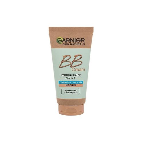 Garnier - Skin Naturals Bb Crème Hyaluronique Aloès Tout-En-1 Medium Spf25 - Pour Femme, 50 Ml 