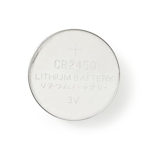 Pile bouton au lithium CR2450 | 3 V CC | 5-Blister | Argent