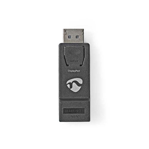Adaptateur DisplayPort | DisplayPort mâle | ¿ HDMI Femelle | 4K@30Hz | Plaqué nickel | Droit | Rond | L¿ABS |
