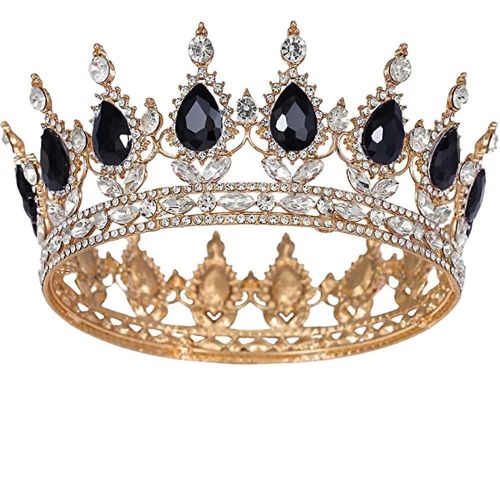 Jusch Princesse Couronnes Et Diadèmes Pour Les Petites Filles - Cristal Princesse Couronne, Anniversaire, Bal De Fin D¿Année, Costume Party, Reine Strass Couronnes, Wz-1629r