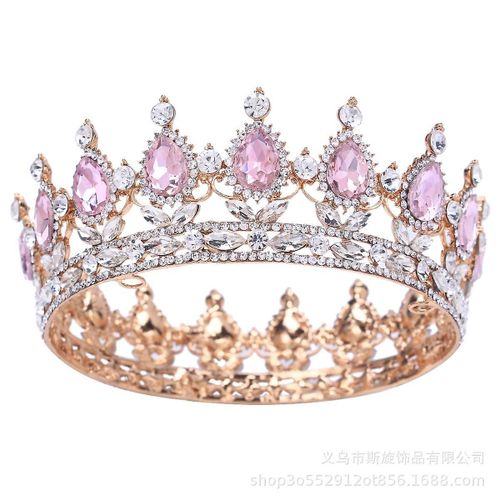 Jusch Princesse Couronnes Et Diadèmes Pour Les Petites Filles - Cristal Princesse Couronne, Anniversaire, Bal De Fin D¿Année, Costume Party, Reine Strass Couronnes, Wz-1632r