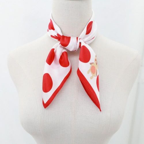 Écharpe En Mousseline De Soie Col Carré Foulard Mouchoir Vintage Ruban Écharpe Pour Dames Et Filles-05