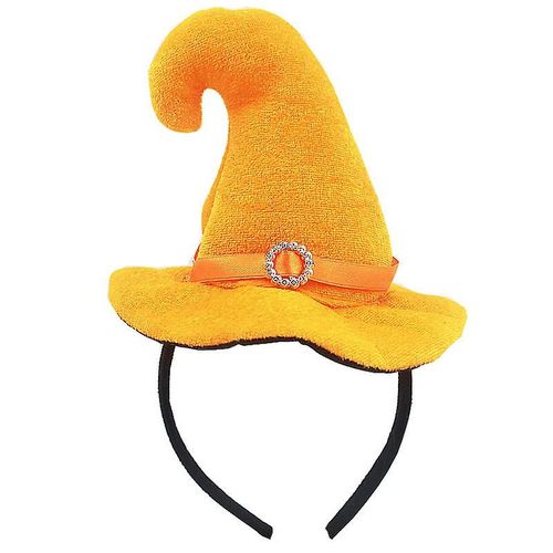 Jusch 2-Pack Halloween Mascarade Habiller Party Headwear Crâne Citrouille Sorcière Bandeau Pour Enfants (Bandeau Avec Capuchon De Coude À Deux Perceurs), Wz-1672r