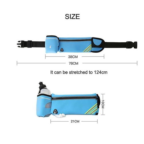 Running Waist Bag Sports Fanny Pack Femmes Hommes Ceinture Sac Téléphone Hydratation Sac À Dos Imperméable À L¿Eau Accessoires De Course Eau