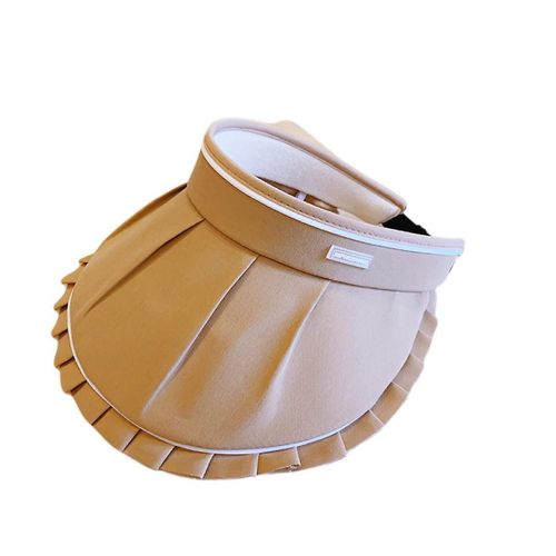 Chapeau De Crème Solaire Respirant Anti-Uv Pour Visage En Dentelle D¿Été Chapeau De Soleil Chapeau De Filles Ombrage Soleil Vide Chapeau Haut-De-Forme, Kaki