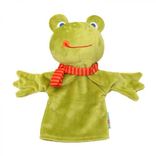 Marionnettes Soft Animal Main Chiot Peluche Jouet Imaginatif Faire Semblant Jeu Bas Contes Interactif Chien Jouet (Grenouille)