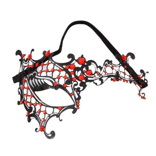 Sdigv Masque De Mascarade Pour Femmes Strass Brillant Vénitien Halloween Party Bal Bal Masque En Métal