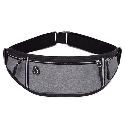 Professionnel Running Waist Bag Imperméable à l¿eau Sports Gym Mobile Phone Bag Hommes Femmes Poche Cachée Sports Running Belt Waist Pack