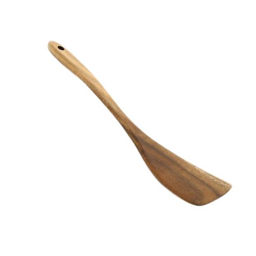 Cuillère En Bois, Cuillère En Bois Pour Cuisiner, Set De Couverts, Set De Couverts En Bois Pour La Cuisine, Teck Naturel, Spatule En Bois Pour Poêles Antiadhésives