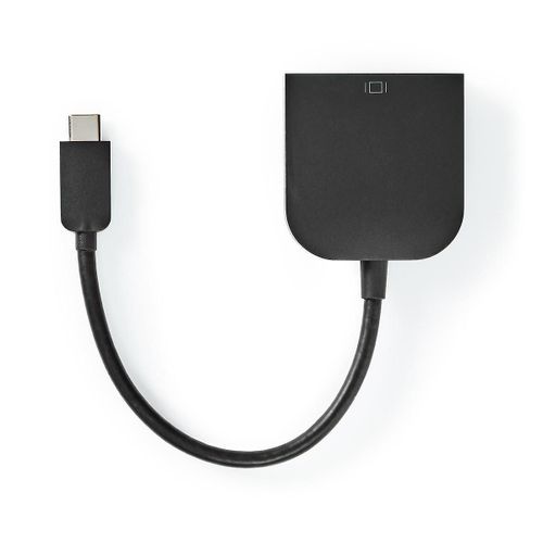 Adaptateur USB-C¿ | USB 3.2 de 1re génération | USB-C¿ mâle | DVI-D 24+1 pôles femelle | 1080p | 0,20 m | Rond | Nickel