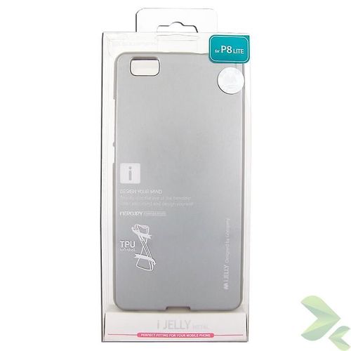 Mercury I-Jelly - Coque Huawei P8 Lite (Gris)