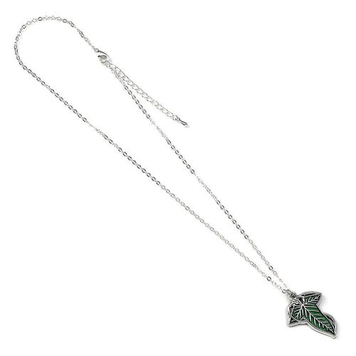 Le Seigneur Des Anneaux Pendentif & Collier La Feuille De Lorien