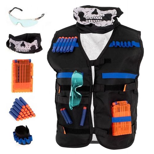 Gilet d¿accessoires tactiques pour accessoires de lanceur NERF+