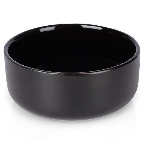 Bol En Grès Noir 150ml - Parfait Pour Les Trempettes Et Les Collations