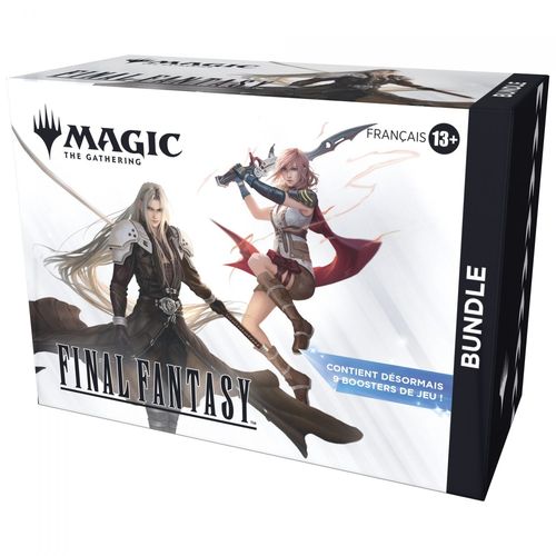 Magic: The Gathering Bundle Magic: The Gathering - Final Fantasy (9 Boosters De Jeu, 32 Terrains Pleine Illustration, 2 Cartes À Illustration Étendue + Accessoires Exclusifs)