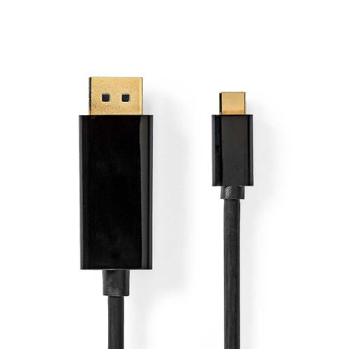 Adaptateur USB-C¿ | USB 3.2 de 1re génération | USB-C¿ mâle | DisplayPort mâle | 4K@60Hz | 2,00 m | Rond | Plaqué or