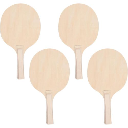 Jouets De Plage Pour Enfants Jouets De Plage Plage 2 Ensembles De Raquettes De Pagaie En Bois De Plage, Raquettes De Badminton Pratiques Pour Tableau Blanc Raquettes De Plage (Brun Clair) En Plein Air