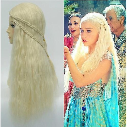 Jusch Perruques Une Chanson De Glace Et De Feu Jeu De Droits Cosplay Perruque Daenerys Targaryen Dragon Mère Perruque,Wz-508r