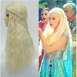 Jusch Perruques Une Chanson De Glace Et De Feu Jeu De Droits Cosplay Perruque Daenerys Targaryen Dragon Mère Perruque,Wz-508r