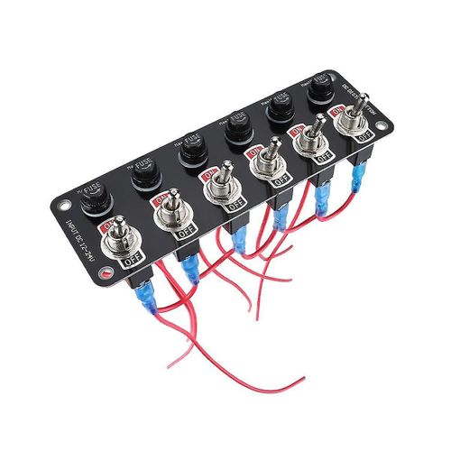 12 / 24v Panneau De Voiture Multi Interrupteur De Panneau De Commande Contrôle De L¿Alimentation Universel
