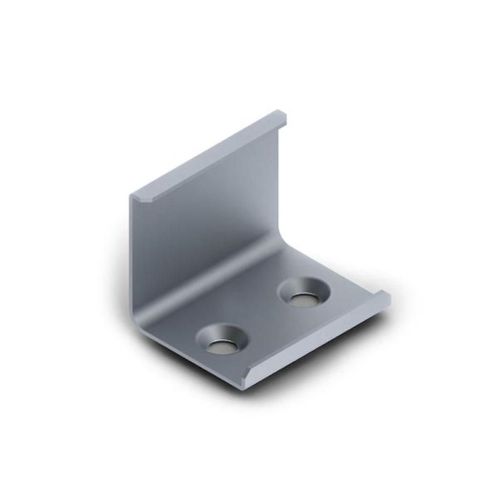 Support de montage en acier à ressort pour profilé LED Alu-45 - Argent
