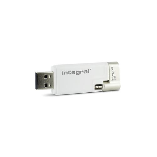 iShuttle intégré ¿ une clé USB 3.0 compacte et pratique avec un connecteur Lightning supplémentaire