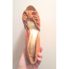 Sandales Chaussures Marron À Talon Compensé, H&m, T. 39