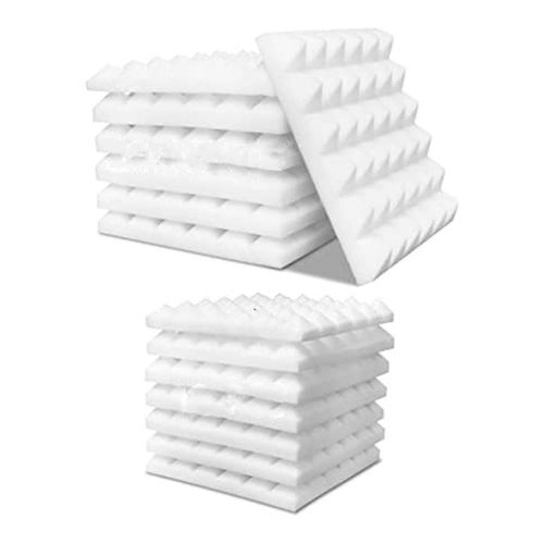 12 Pack Panneaux acoustiques, panneaux de mousse insonorisés, calages d¿insonorisation de studio, mousse de réduction du bruit mural
