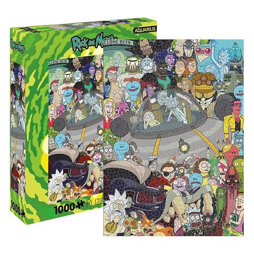 Rick Et Morty Jigsaw Puzzle Group (1000 Pièces)
