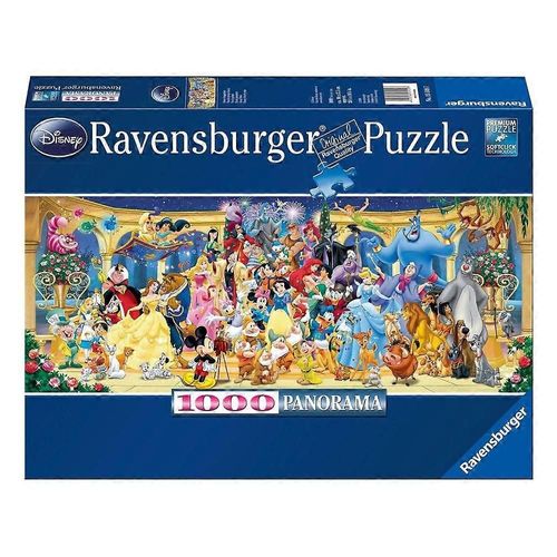 Disney Panorama Jigsaw Puzzle Photo De Groupe (1000 Pièces)