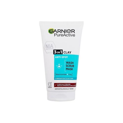 Garnier - Pure Active 3in1 Clay - Unisexe, 150 Ml 